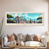 Reggio Emilia Travel Print Wall Art, Panoramic City Art, Travel Art, Wall Decor, Vacation Gift, Framed Canvas Print Or Metal Art