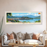 San Cristobal De la Laguna Spain Travel Art, City Art, Framed Canvas Print or Metal Wall Art, Europe Travel Poster, Panoramic Wall Art, Extra Wide Wall Art