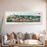 Smolensk Russia Travel Art, City Art, Framed Canvas Print or Metal Wall Art, Europe Travel Poster, Panoramic Wall Art, Extra Wide Wall Art