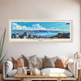 Vladivostok Russia Travel Print Wall Art, Panoramic City Art, Travel Art, Wall Decor, Vacation Gift, Framed Canvas Print Or Metal Art