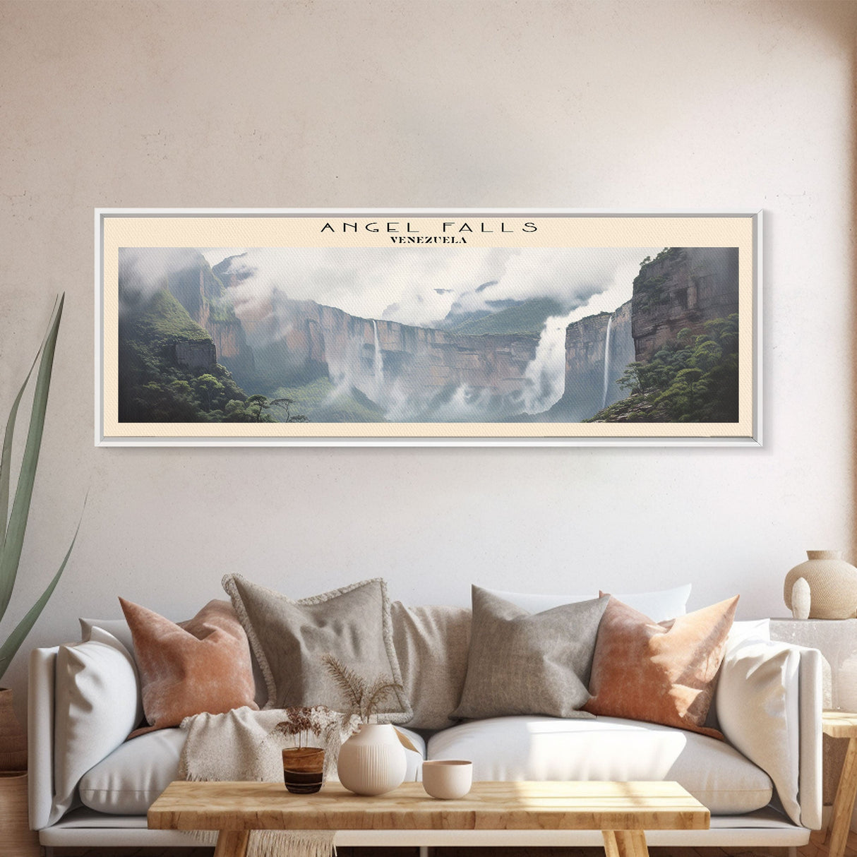 Angel Falls Wall Art Travel Poster Print, Gift For Travel Lover, Vacation Gift, Venezuela Wall Art, Home Decor, Original Art