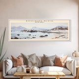 Boulders Beach COUNTRY Travel Poster Print, Framed Canvas Print, COUNTRY Travel Art, Wood Framed Art, Wall Hanging, Home Decor