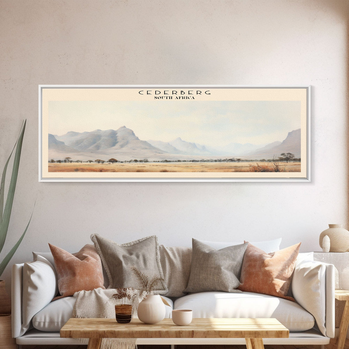 Cederberg COUNTRY Travel Poster Print, Framed Canvas Print, COUNTRY Travel Art, Wood Framed Art, Wall Hanging, Home Decor