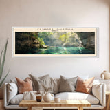 Cenote Suytun Travel Poster Print, Framed Canvas Wall Art, Metal Wall Art, COUNTRY art, Gift For Him, Travel Wall Art, Travel Lover Gift