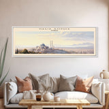 Hagia Sophia Travel Poster Print, Framed Canvas Print, COUNTRY Travel Art, Wood Framed Art, Wall Hanging, Home Decor