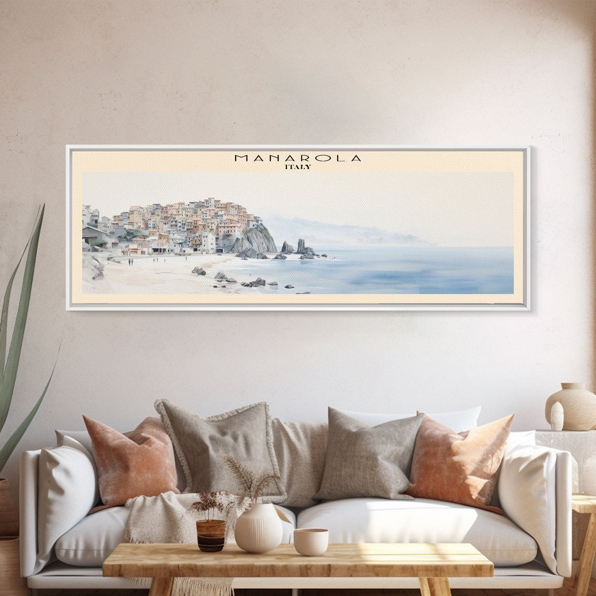 Manarola Travel Poster Print, Framed Canvas Wall Art, Metal Wall Art, COUNTRY art, Gift For Him, Travel Wall Art, Travel Lover Gift