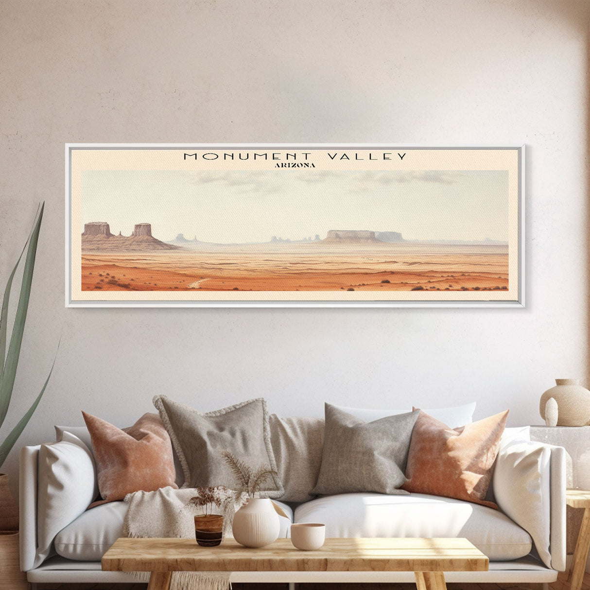 Monument Valley Travel Print Wall Art, Travel Poster Print, Retro Style COUNTRY Home Decor, Wall Hanging, Travel Gift Idea, Unique Metal Art