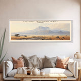 Mount Kilimanjaro Travel Poster Print, Framed Canvas Wall Art, Metal Wall Art, COUNTRY art, Gift For Him, Travel Wall Art, Travel Lover Gift