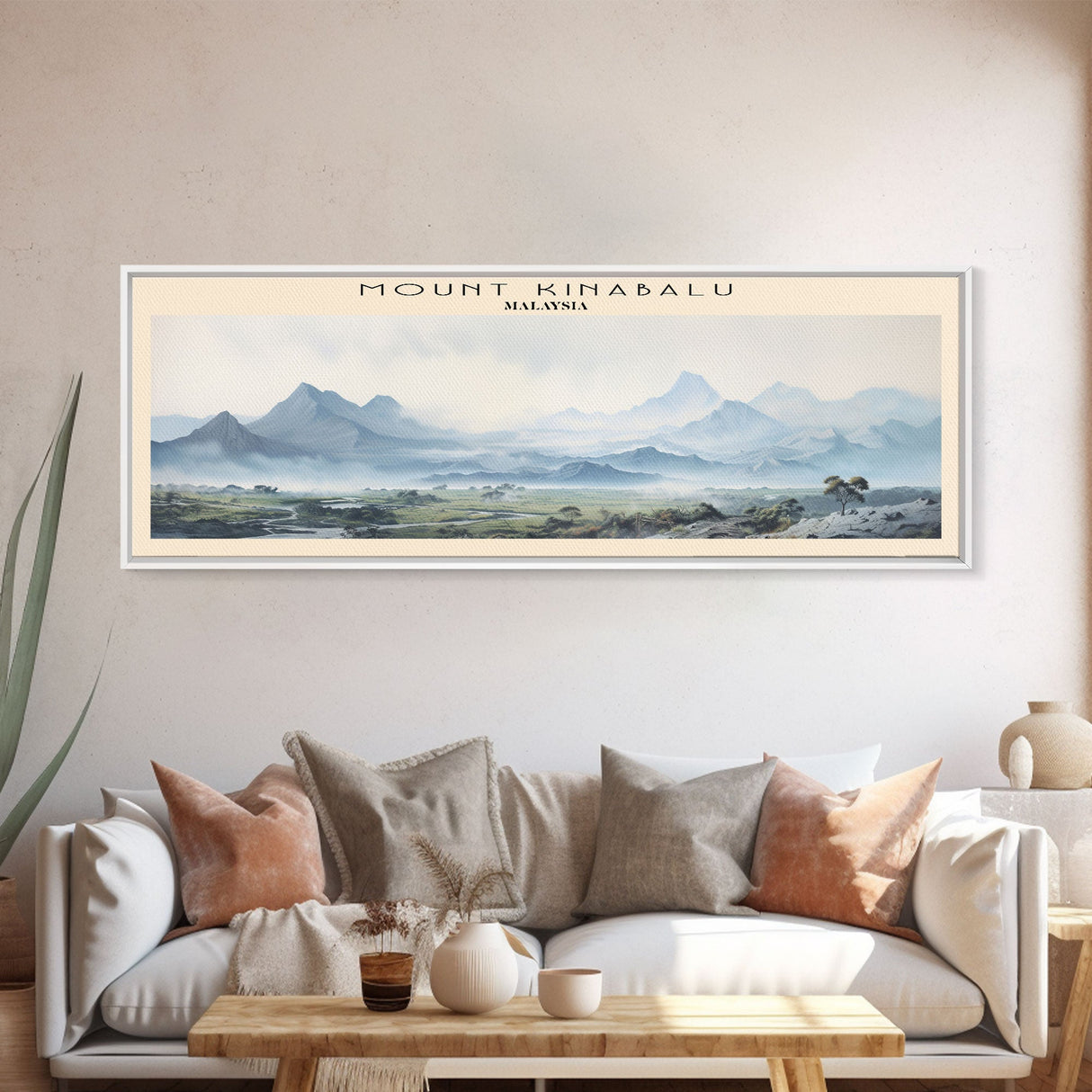 Mount Kinabalu Wall Art Travel Poster Print, Gift For Travel Lover, Vacation Gift, COUNTRY Wall Art, Home Decor, Original Art