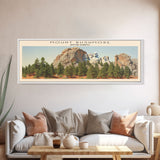 Mount Rushmore COUNTRY | Framed Travel Poster Canvas Print | Trendy Wall Art | Watercolor Painting | Living Room Art | Unique Art