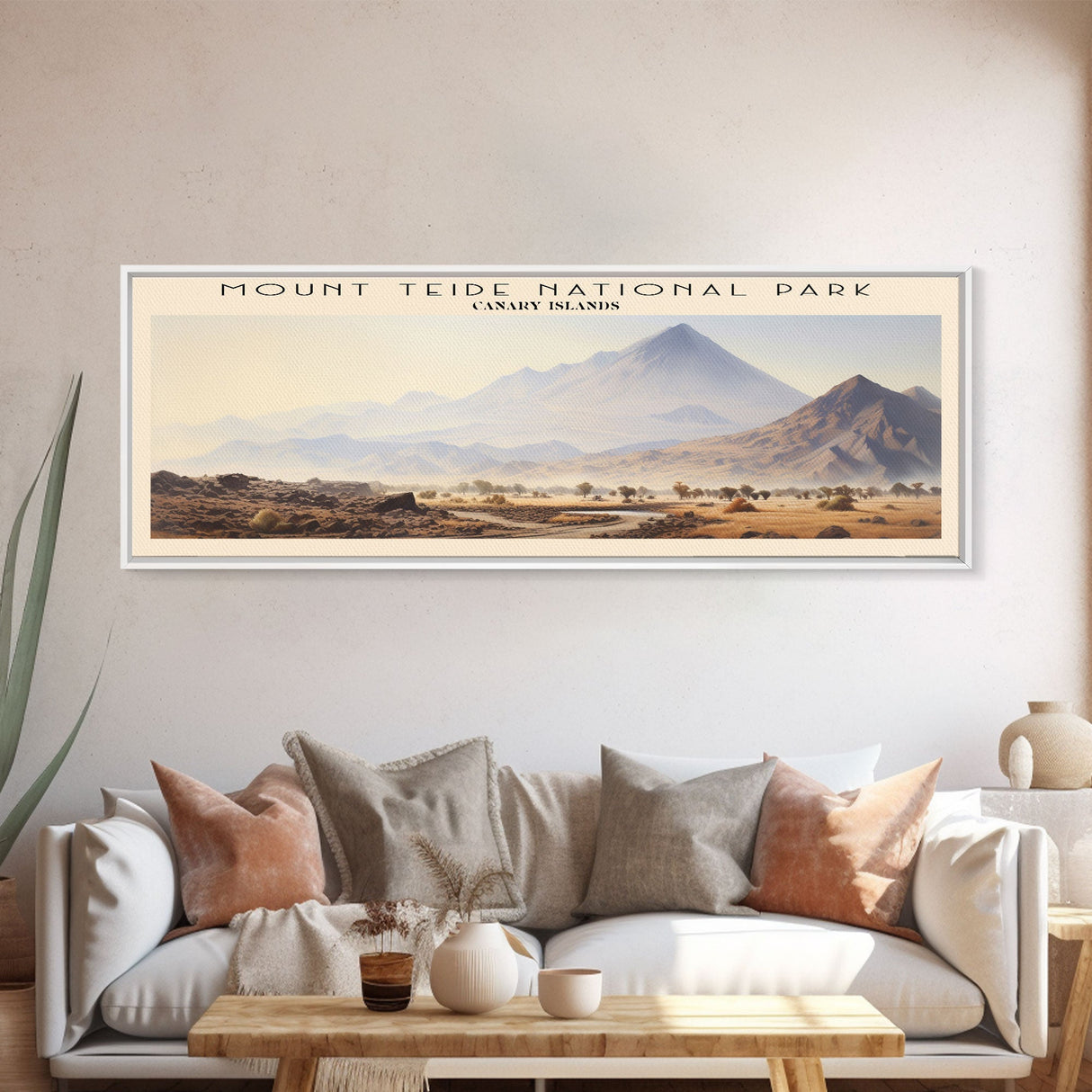 Mount Teide National Park Travel Print Wall Art, Travel Poster Print, Retro Style COUNTRY Home Decor, Wall Hanging, Travel Gift Idea, Unique Metal Art