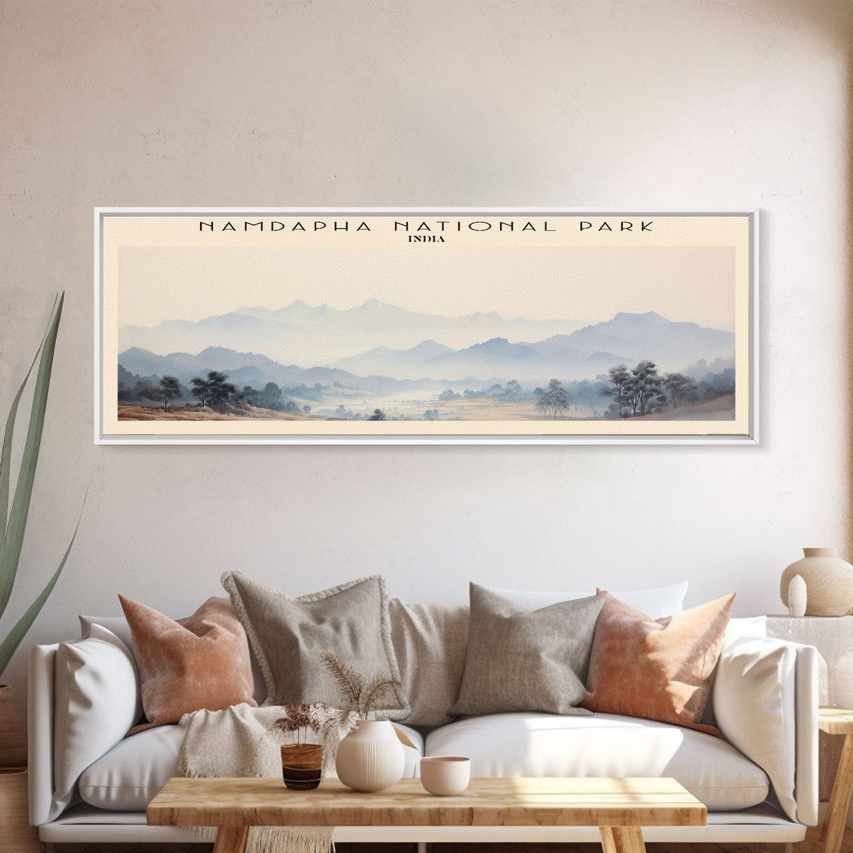 Namdapha National Park Travel Poster Print, Framed Canvas Wall Art, Metal Wall Art, COUNTRY art, Gift For Him, Travel Wall Art, Travel Lover Gift