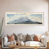 Pacaya Volcano Travel Poster Print, Framed Canvas Print, COUNTRY Travel Art, Wood Framed Art, Wall Hanging, Home Decor