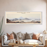 Padar Island COUNTRY Travel Poster Print, Framed Canvas Print, COUNTRY Travel Art, Wood Framed Art, Wall Hanging, Home Decor