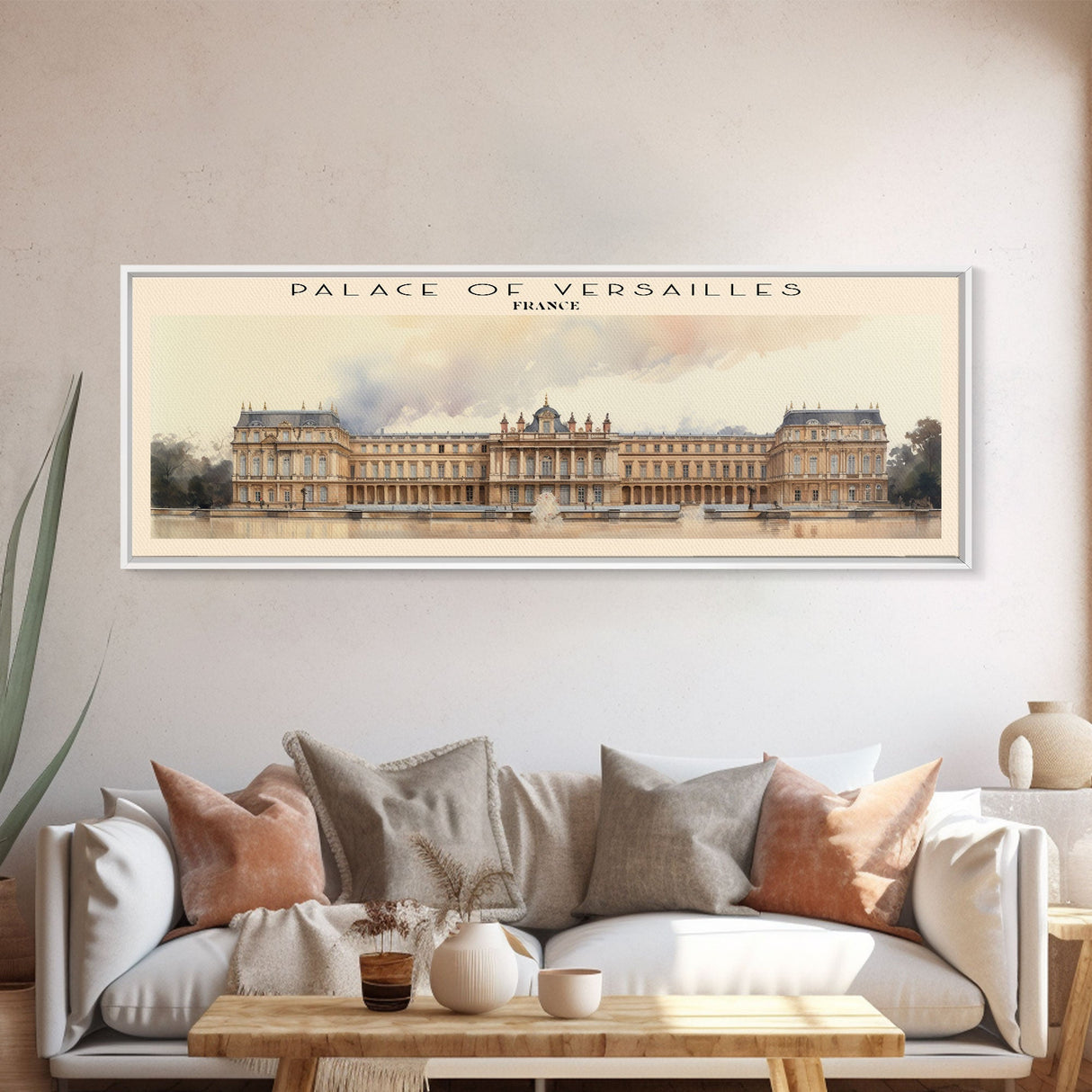 Palace of Versailles Wall Art Travel Poster Print, Gift For Travel Lover, Vacation Gift, COUNTRY Wall Art, Home Decor, Original Art