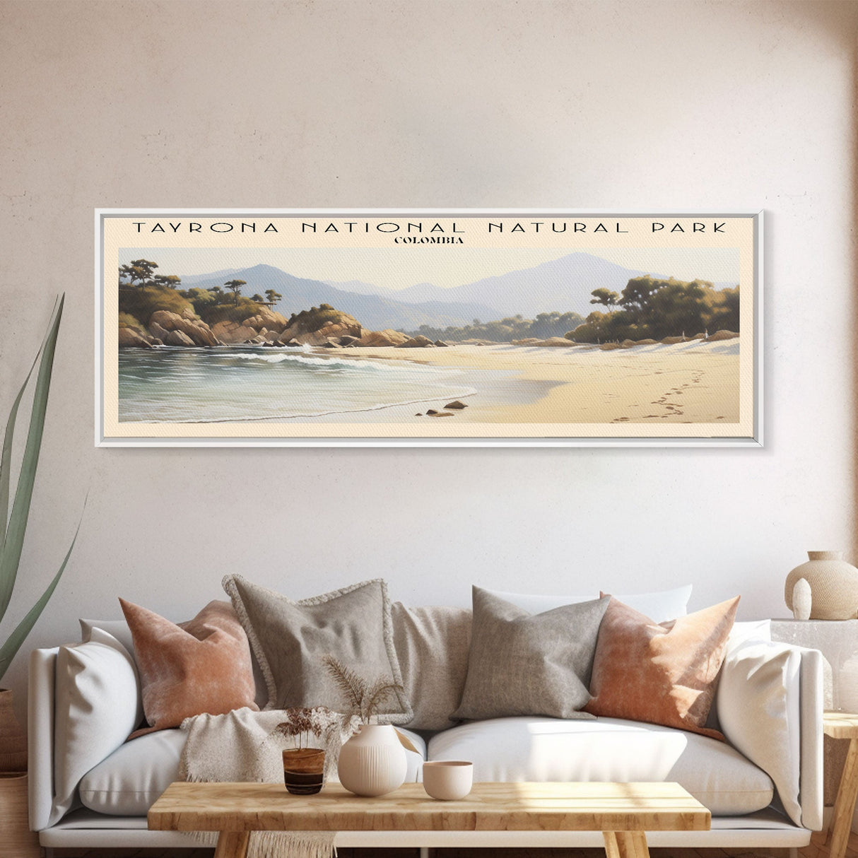 Tayrona National Natural Park Wall Art Travel Poster Print, Gift For Travel Lover, Vacation Gift, COUNTRY Wall Art, Home Decor, Original Art