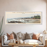 The Azuero Peninsula COUNTRY | Framed Travel Poster Canvas Print | Trendy Wall Art | Watercolor Painting | Living Room Art | Unique Art