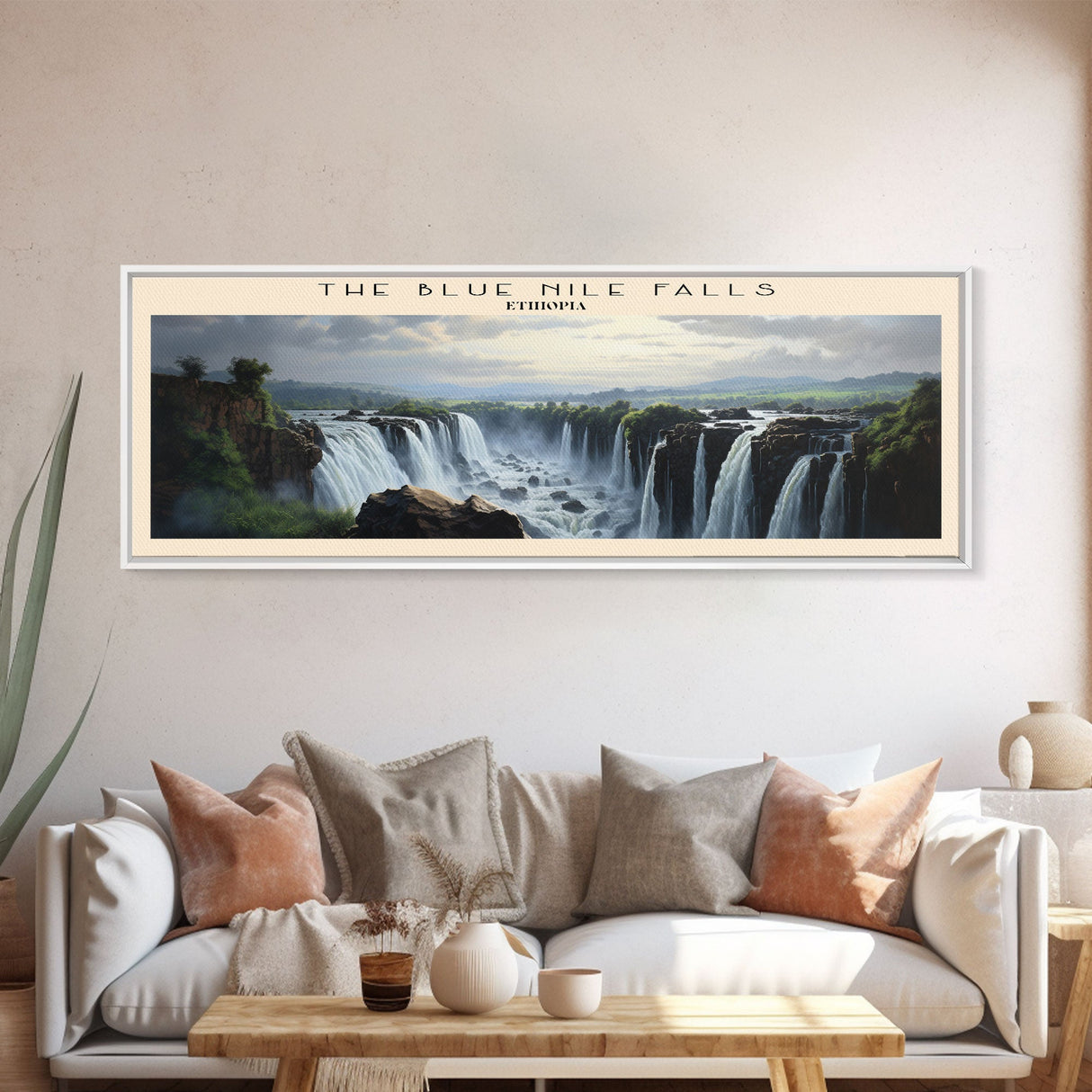 The Blue Nile Falls Wall Art Travel Poster Print, Gift For Travel Lover, Vacation Gift, COUNTRY Wall Art, Home Decor, Original Art