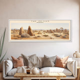 The Olgas Framed Canvas Print Travel Poster | Wall Art | Home Decor | Gift For Travel Lover | Wall Hanging | Original Art