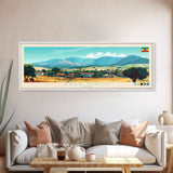 Arba Minch, Ethiopia Panoramic Travel Poster Canvas Print, Arba Minch, Ethiopia Painting, Ethiopia Art, Arba Minch Travel Art, Living Room Painting