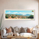 Dire Dawa, Ethiopia Travel Poster Panoramic Canvas Print, Dire Dawa, Ethiopia Painting, Ethiopia Art, Dire Dawa Travel Art, Guest Room Painting