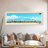 El-Obeid,  Sudan Travel Poster Panoramic Canvas Print, El-Obeid,  Sudan Painting,  Sudan Art, El-Obeid Travel Art, Guest Room Painting