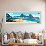 Juliaca, Peru Panoramic Travel Poster Canvas Print, Juliaca, Peru Painting, Peru Art, Juliaca Travel Art, Guest Room Painting