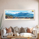 Loja, Ecuador Travel Poster Panoramic Canvas Print, Loja, Ecuador Painting, Ecuador Art, Loja Travel Art, Guest Room Painting