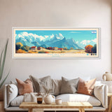 Merlo, Argentina Travel Poster Panoramic Canvas Print, Merlo, Argentina Painting, Argentina Art, Merlo Travel Art, Guest Room Painting