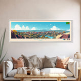 Ndola, Zambia Travel Poster Panoramic Canvas Print, Ndola, Zambia Painting, Zambia Art, Ndola Travel Art, Guest Room Painting