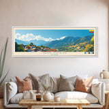 Quevedo, Ecuador Travel Poster Panoramic Canvas Print, Quevedo, Ecuador Painting, Ecuador Art, Quevedo Travel Art, Guest Room Painting