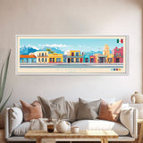 Panoramic Travel Poster Reynosa, Mexico Canvas Print, Reynosa, Mexico Painting, Mexico Art, Reynosa Travel Art, Guest Room Painting