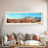 Santa Cruz de la Sierra, Bolivia Panoramic Travel Poster Canvas Print, Santa Cruz de la Sierra, Bolivia Painting, Bolivia Art, Santa Cruz de la Sierra Travel Art, Living Room Painting