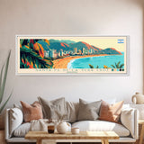 Santa Fe de la Vera Cruz, Argentina Travel Poster Panoramic Canvas Print, Santa Fe de la Vera Cruz, Argentina Painting, Argentina Art, Santa Fe de la Vera Cruz Travel Art, Guest Room Painting