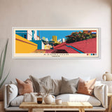 Asuncion, Paraguay Panoramic Canvas Print, Asuncion, Paraguay Painting, Paraguay Art, Asuncion Travel Poster, Travel Art, Living Room Painting