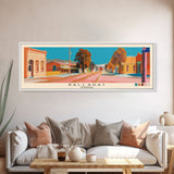 Ballarat, Australia Panoramic Canvas Print, Ballarat, Australia Painting, Australia Art, Ballarat Travel Poster, Travel Art, Housewarming Gift