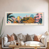 Bangalore, India Panoramic Canvas Print, Bangalore, India Painting, India Art, Bangalore Travel Poster, Travel Art, Vacation Gift