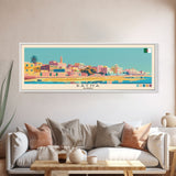 Batna, Algeria Panoramic Canvas Print, Batna, Algeria Painting, Algeria Art, Batna Travel Poster, Travel Art, Living Room Painting