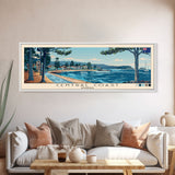 Central Coast, Australia Panoramic Canvas Print, Central Coast, Australia Painting, Australia Art, Central Coast Travel Poster, Travel Art, Vacation Gift