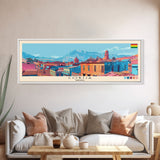 Cobija, Bolivia Panoramic Canvas Print, Cobija, Bolivia Painting, Bolivia Art, Cobija Travel Poster, Travel Art, Vacation Gift