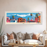 Concepcion, Chile Panoramic Canvas Print, Concepcion, Chile Painting, Chile Art, Concepcion Travel Poster, Travel Art, Living Room Painting