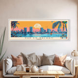 Dar es Salaam, Tanzania Panoramic Canvas Print, Dar es Salaam, Tanzania Painting, Tanzania Art, Dar es Salaam Travel Poster, Travel Art, Living Room Painting