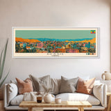 Dessie, Ethiopia Panoramic Canvas Print, Dessie, Ethiopia Painting, Ethiopia Art, Dessie Travel Poster, Travel Art, Housewarming Gift