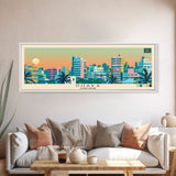 Dhaka, Bangladesh Panoramic Canvas Print, Dhaka, Bangladesh Painting, Bangladesh Art, Dhaka Travel Poster, Travel Art, Guest Room Painting