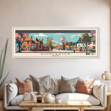 Doncaster, England Panoramic Canvas Print, Doncaster, England Painting, England Art, Doncaster Travel Poster, Travel Art, Guest Room Painting