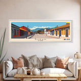 Duran, Ecuador Panoramic Canvas Print, Duran, Ecuador Painting, Ecuador Art, Duran Travel Poster, Travel Art, Living Room Painting