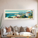 East London, South Africa Panoramic Canvas Print, East London, South Africa Painting, South Africa Art, East London Travel Poster, Travel Art, Guest Room Painting