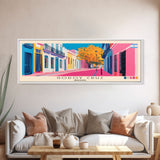 Godoy Cruz, Argentina Panoramic Canvas Print, Godoy Cruz, Argentina Painting, Argentina Art, Godoy Cruz Travel Poster, Travel Art, Guest Room Painting