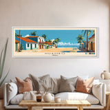 Huambo, Angola Panoramic Canvas Print, Huambo, Angola Painting, Angola Art, Huambo Travel Poster, Travel Art, Vacation Gift