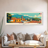 Irapuato, Mexico Panoramic Canvas Print, Irapuato, Mexico Painting, Mexico Art, Irapuato Travel Poster, Travel Art, Housewarming Gift